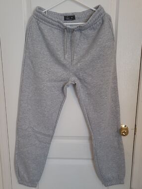 Primark Light Grey Men's Drawstring Joggers